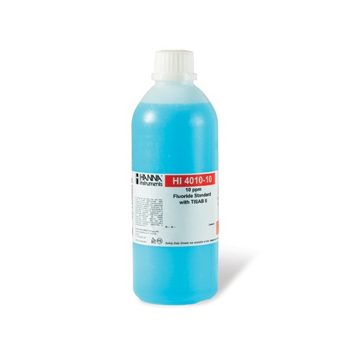 Solución estándar Fluoruros 10 mg/L con TISAB II, 500 ml